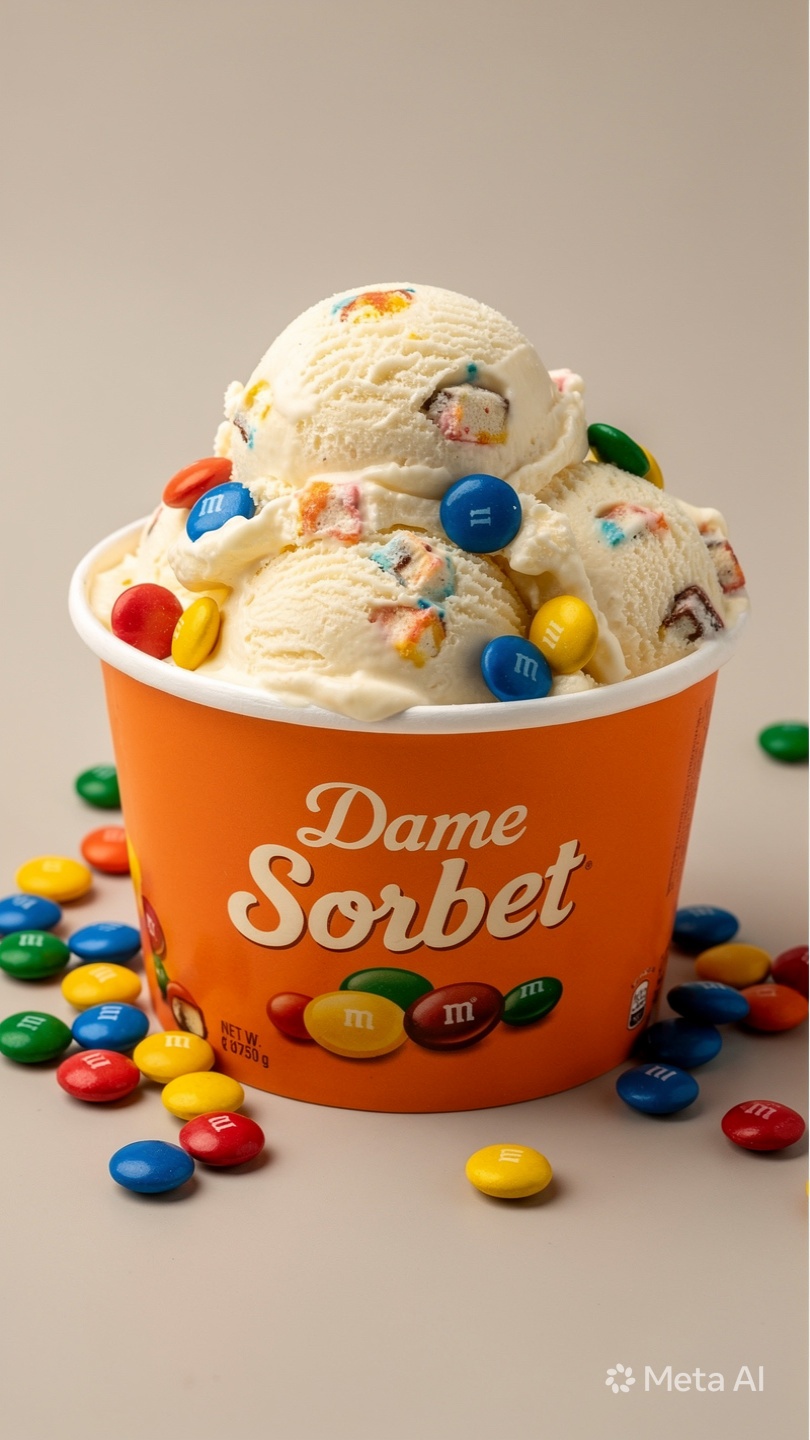 ice-cream-in-an-orange-tub-labeled-dame-sorbet-van